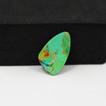 Natural Mohave Turquoise Freeform Cabochon 18x11mm 5.5ct - Green Teal - Pedra Gems