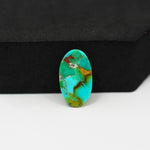 Natural Mohave Turquoise Oval Cabochon 18x10mm 6ct - Blue - Pedra Gems