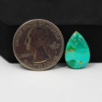 Natural Mohave Turquoise Pear Cabochon 18x12mm 4.5ct - Teal - Pedra Gems