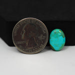 Natural Mohave Turquoise Oval Cabochon 14x11mm 4ct - Blue - Pedra Gems