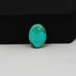 Natural Mohave Turquoise Oval Cabochon 14x11mm 4ct - Blue - Pedra Gems