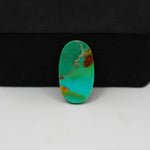 Natural Mohave Turquoise Oval Cabochon 19x11mm 5ct - Green - Pedra Gems