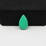Natural Mohave Turquoise Pear Cabochon 16x9mm 3.5ct - Green - Pedra Gems