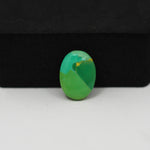 Natural Mohave Turquoise Oval Cabochon 15x11mm 4ct - Green Teal - Pedra Gems