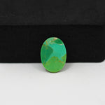 Natural Mohave Turquoise Oval Cabochon 15x11mm 4ct - Green Teal - Pedra Gems