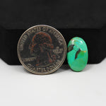 Natural Mohave Turquoise Oval Cabochon 17x10mm 4.5ct - Green - Pedra Gems
