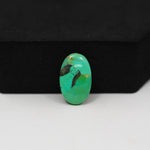Natural Mohave Turquoise Oval Cabochon 17x10mm 4.5ct - Green - Pedra Gems