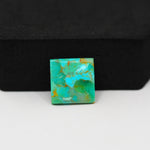 Natural Mohave Turquoise Square Cabochon 14x14mm 6ct - Blue Green - Pedra Gems