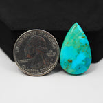 Natural Mohave Turquoise Pear Cabochon 27x17mm 14ct - Pedra Gems