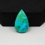 Natural Mohave Turquoise Pear Cabochon 27x17mm 14ct - Pedra Gems