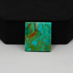 Natural Mohave Turquoise Square Cabochon 20x18mm 11ct - Pedra Gems
