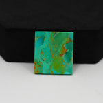 Natural Mohave Turquoise Square Cabochon 20x18mm 11ct - Pedra Gems