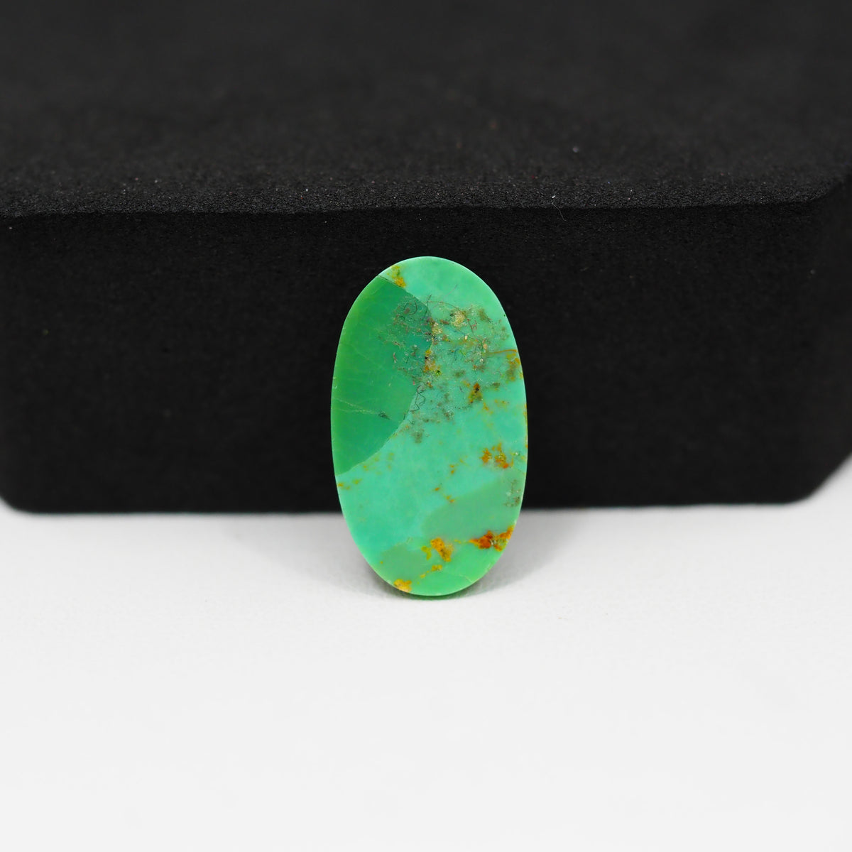 Natural Mohave Turquoise Oval Cabochon 18x11mm 5ct - Pedra Gems
