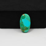 Natural Mohave Turquoise Oval Cabochon 18x10mm 6ct - Pedra Gems