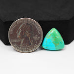 Natural Mohave Turquoise Trapezoid Cabochon 14x15mm 7ct - Pedra Gems