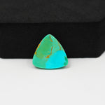 Natural Mohave Turquoise Trapezoid Cabochon 14x15mm 7ct - Pedra Gems
