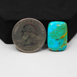 Natural Mohave Turquoise Cushion Cabochon 21x14mm 11ct - Blue Green Rust Matrix - Pedra Gems
