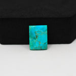 Natural Mohave Turquoise Rectangle Cabochon 15x11mm 6ct - Blue - Pedra Gems