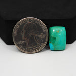 Natural Mohave Turquoise Cushion Cabochon 16x12mm 7.5ct - Green - Pedra Gems