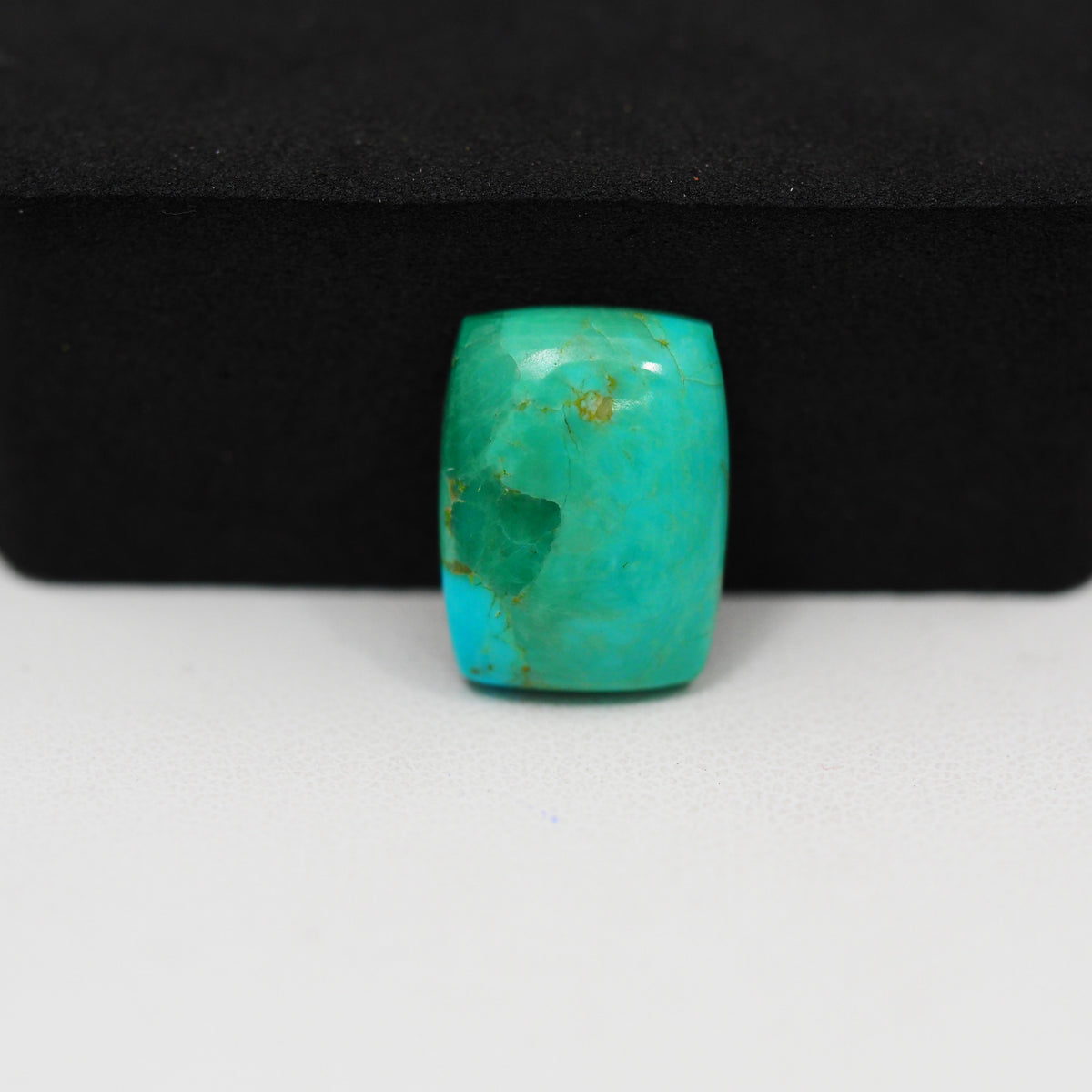 Natural Mohave Turquoise Cushion Cabochon 16x12mm 7.5ct - Green - Pedra Gems