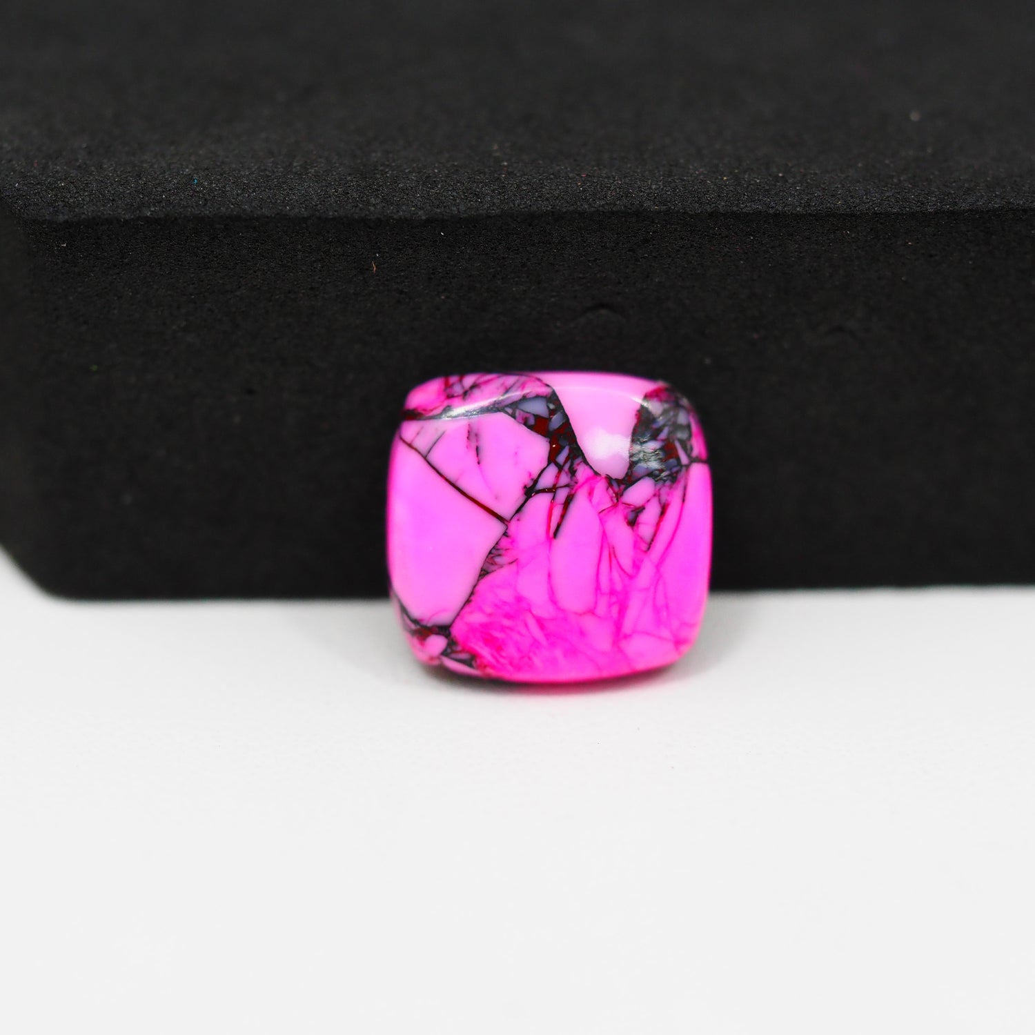 Cherry Blossom Cabochon 13x14mm 6.5ct - Cushion - Pedra Gems