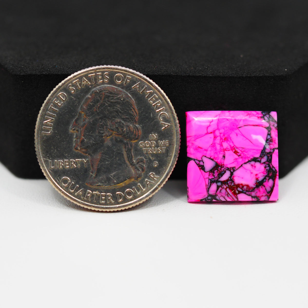Cherry Blossom Cabochon 15x15mm 8ct - Square - Pedra Gems