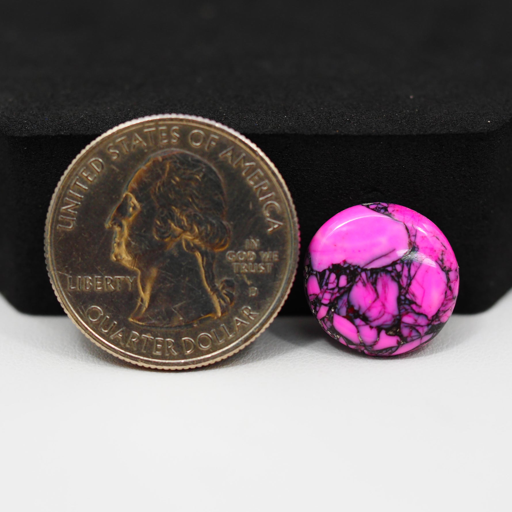 Cherry Blossom Cabochon 15x15mm 6ct - Round - Pedra Gems