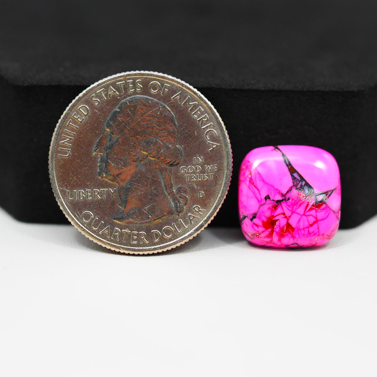 Cherry Blossom Cabochon 13x13mm 6.6ct - Square - Pedra Gems