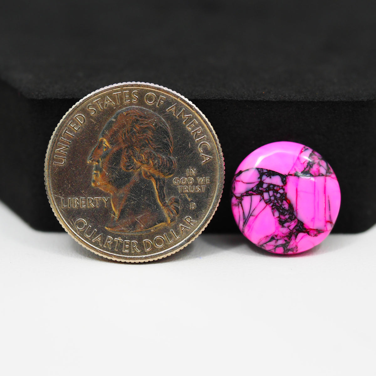 Cherry Blossom Cabochon 15x15mm 7ct - Round - Pedra Gems