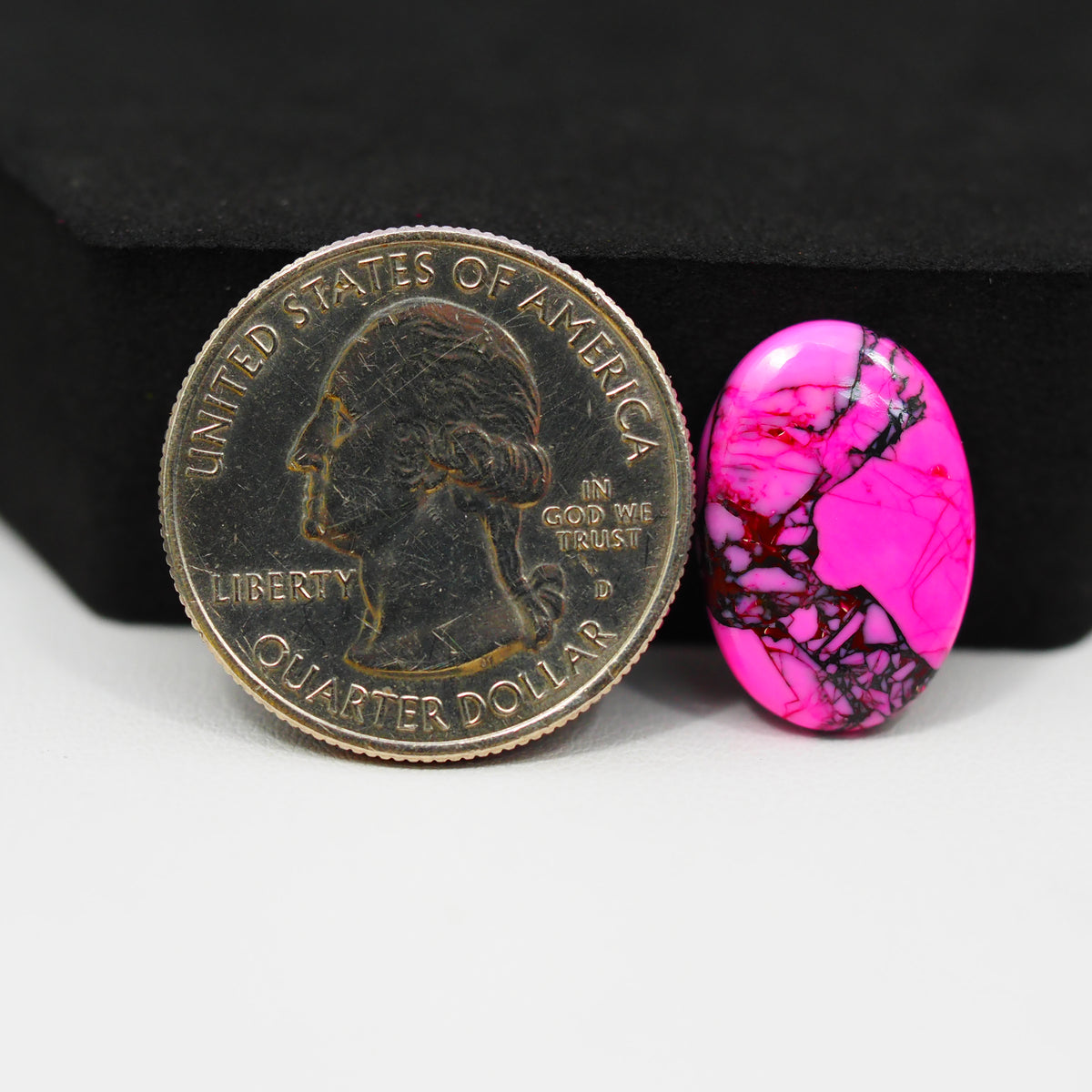 Cherry Blossom Cabochon 18x15mm 6.5ct - Cushion - Pedra Gems