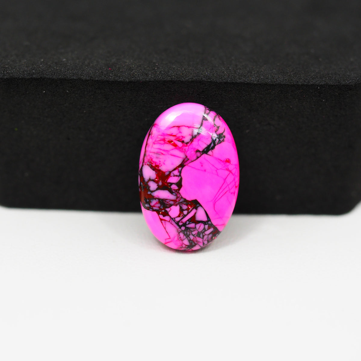 Cherry Blossom Cabochon 18x15mm 6.5ct - Cushion - Pedra Gems