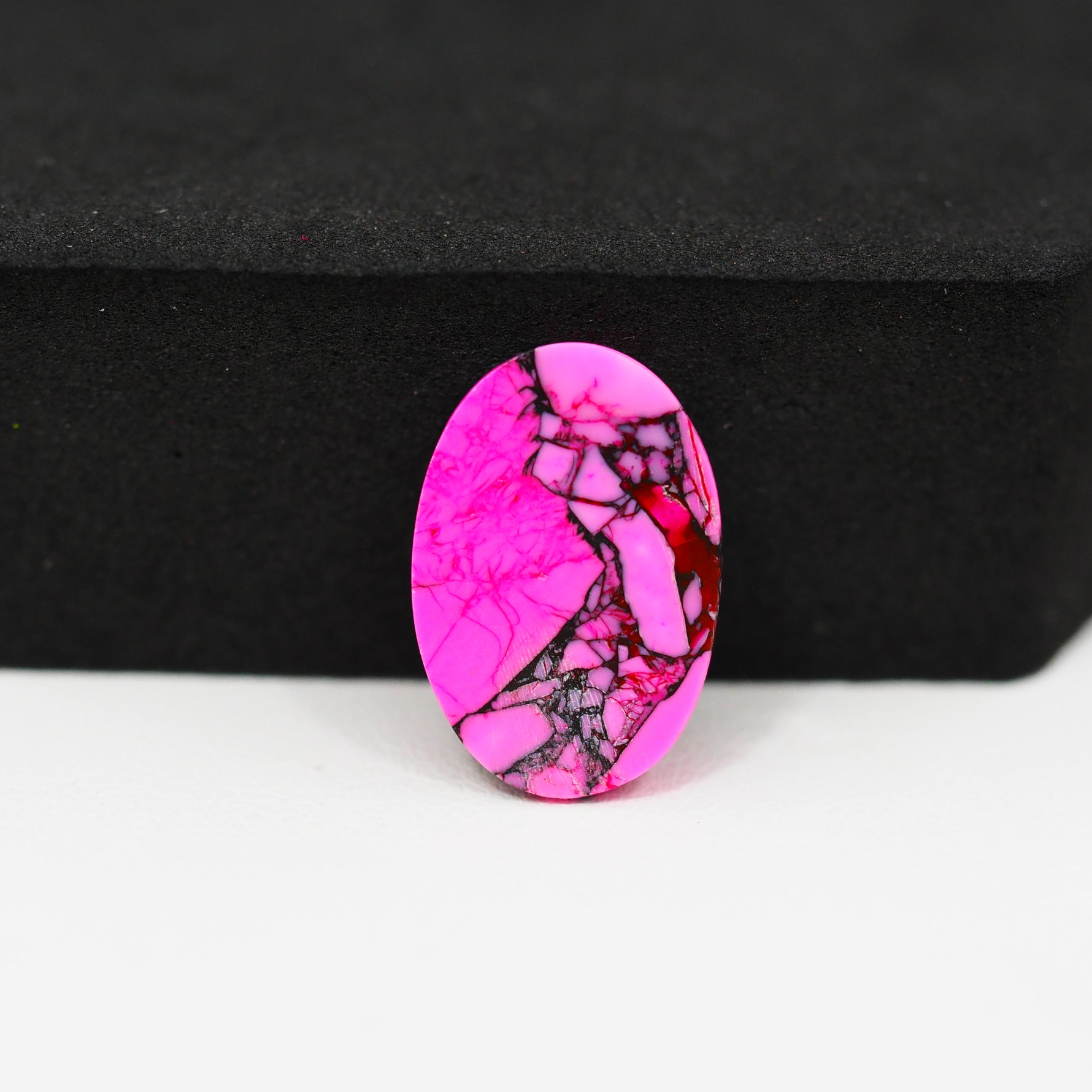 Cherry Blossom Cabochon 18x15mm 6.5ct - Cushion - Pedra Gems