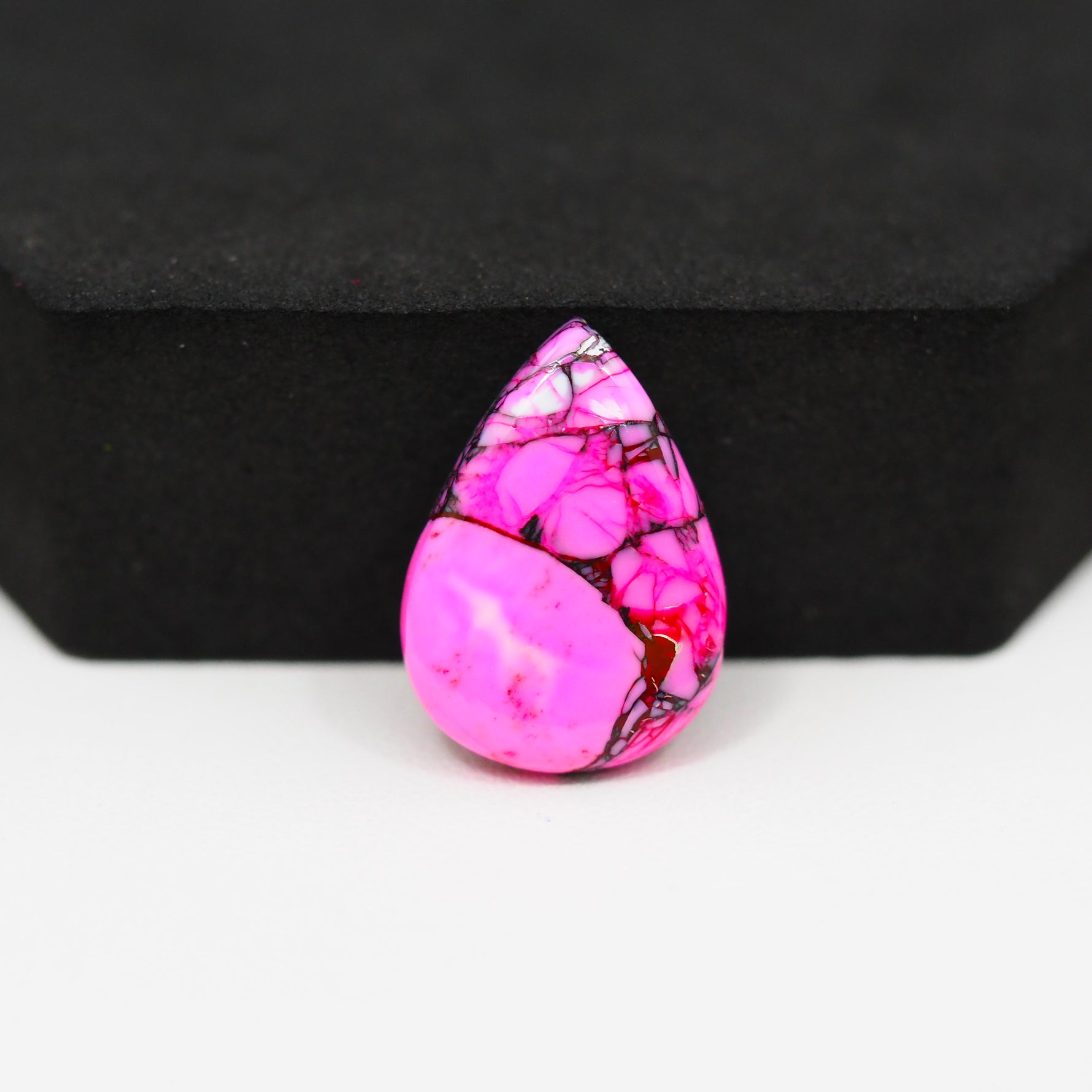 Cherry Blossom Cabochon 18x15mm 10ct - Cushion - Pedra Gems