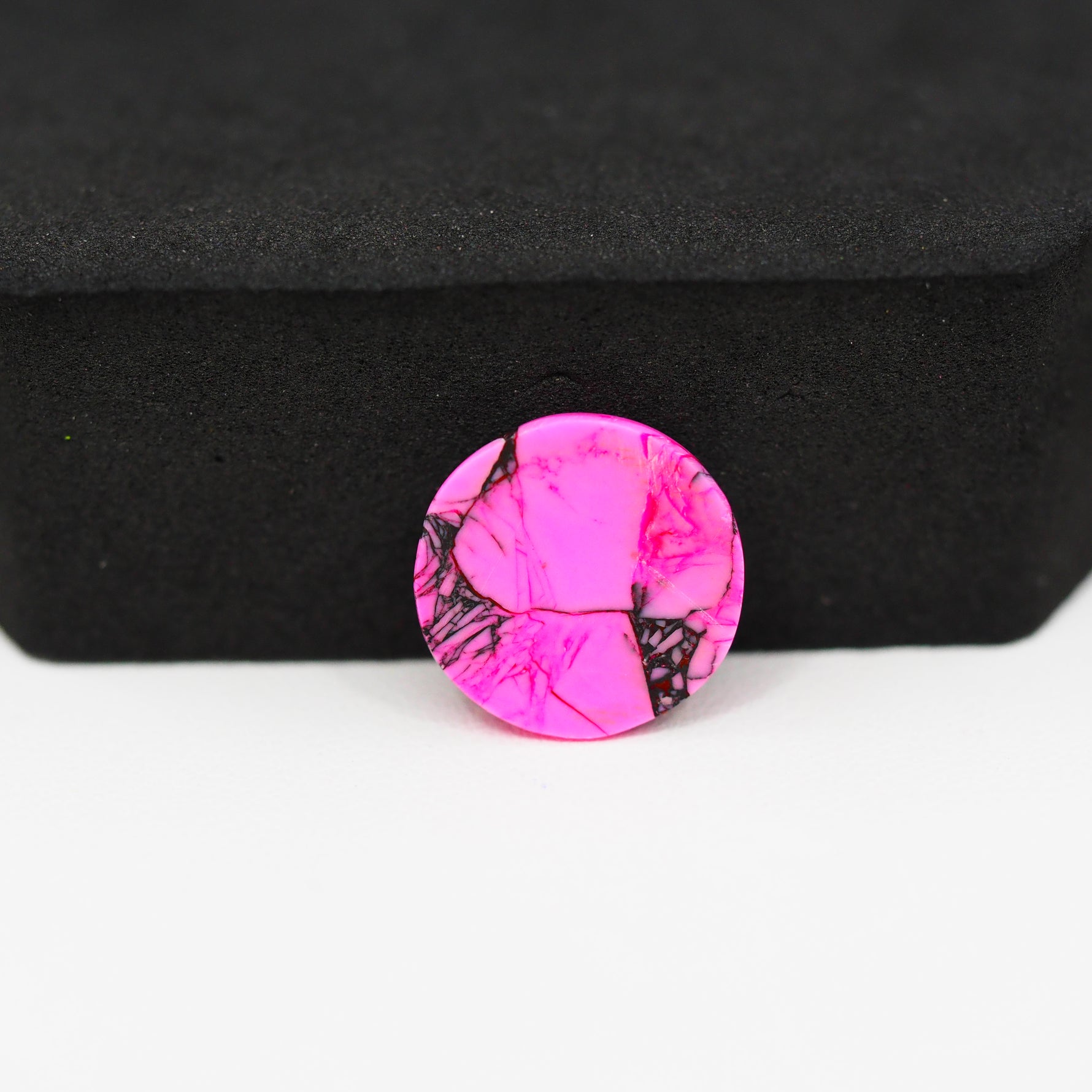 Cherry Blossom Cabochon 14x14mm 6.5ct - Round - Pedra Gems.