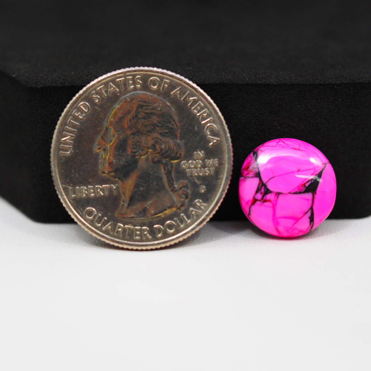 Cherry Blossom Cabochon 13x13mm 5.5ct - Round - Pedra Gems.