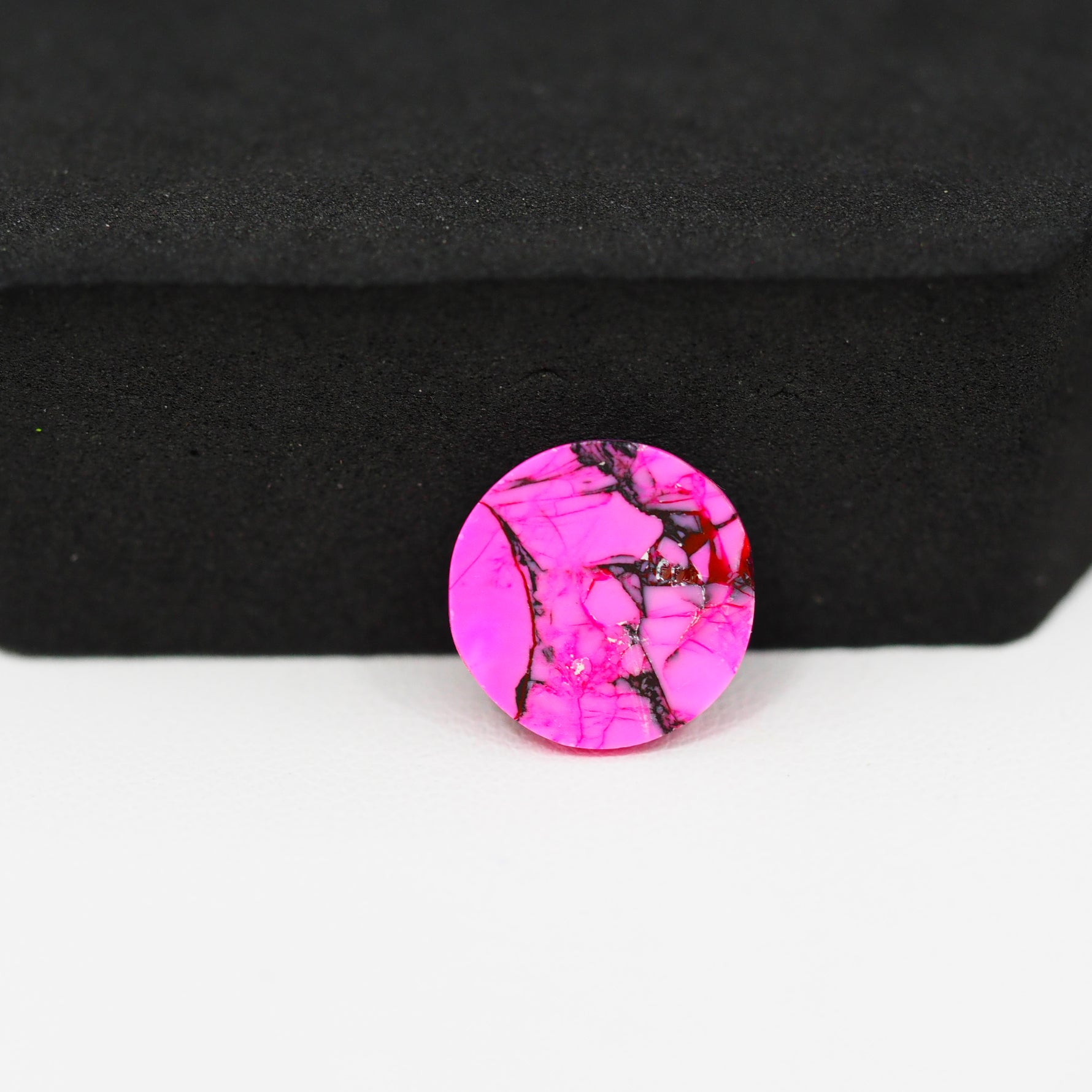 Cherry Blossom Cabochon 13x13mm 5.5ct - Round - Pedra Gems.
