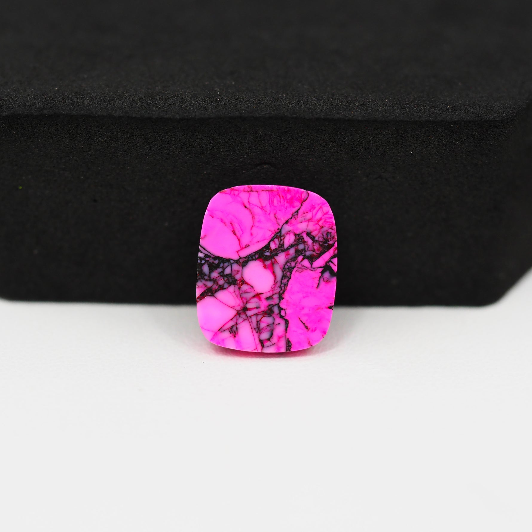 Cherry Blossom Cabochon 15x12mm 6.5ct - Cushion - Pedra Gems.