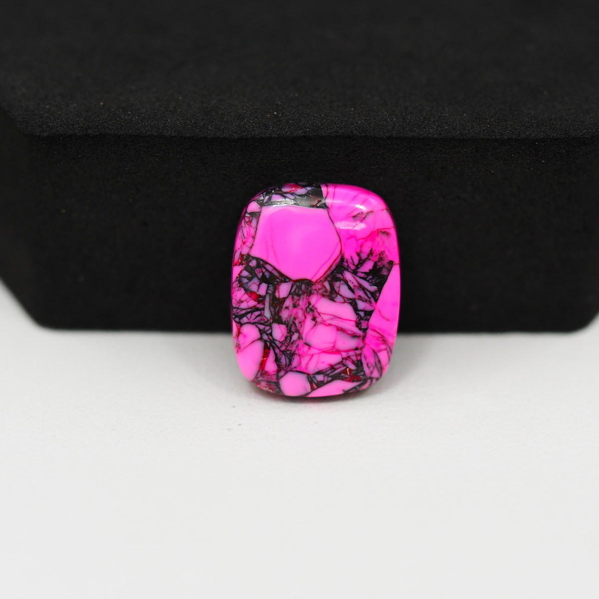 Cherry Blossom Cabochon 17x14mm 9ct - Cushion - Pedra Gems.