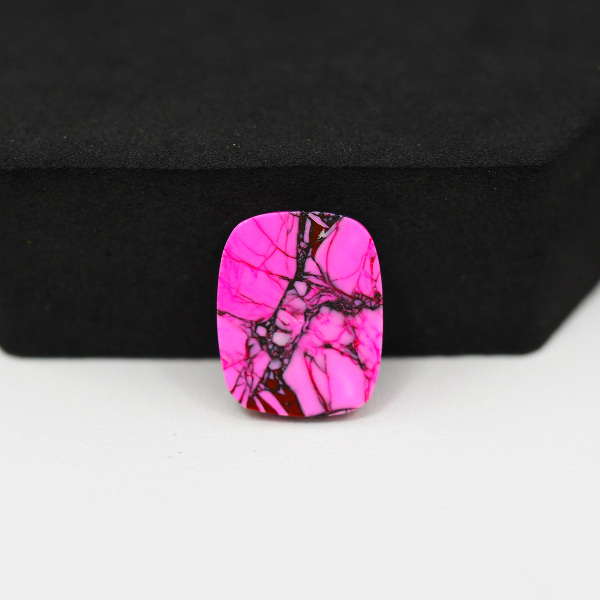 Cherry Blossom Cabochon 17x14mm 9ct - Cushion - Pedra Gems.
