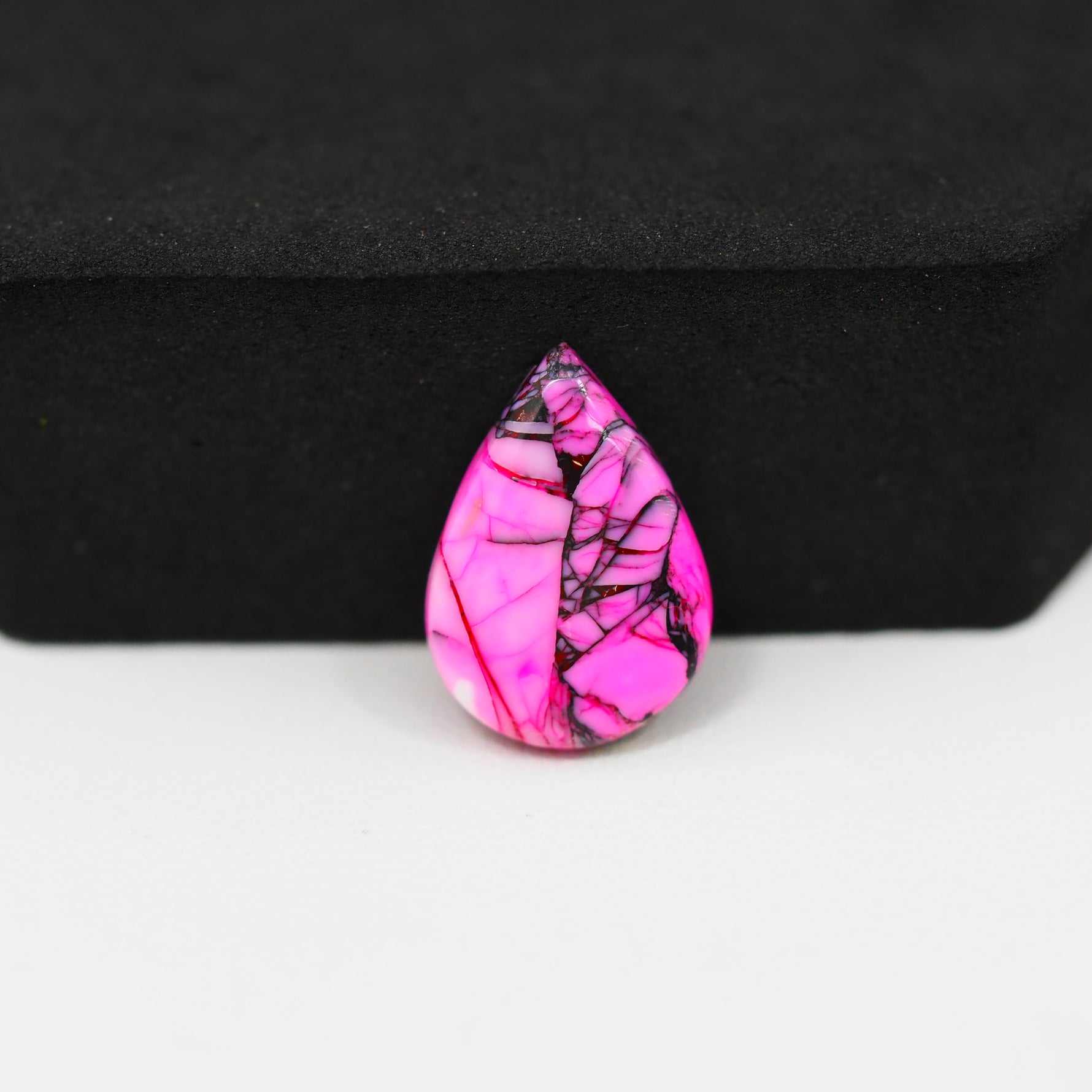 Cherry Blossom Cabochon 17x12mm 5.5ct - Pear - Pedra Gems.