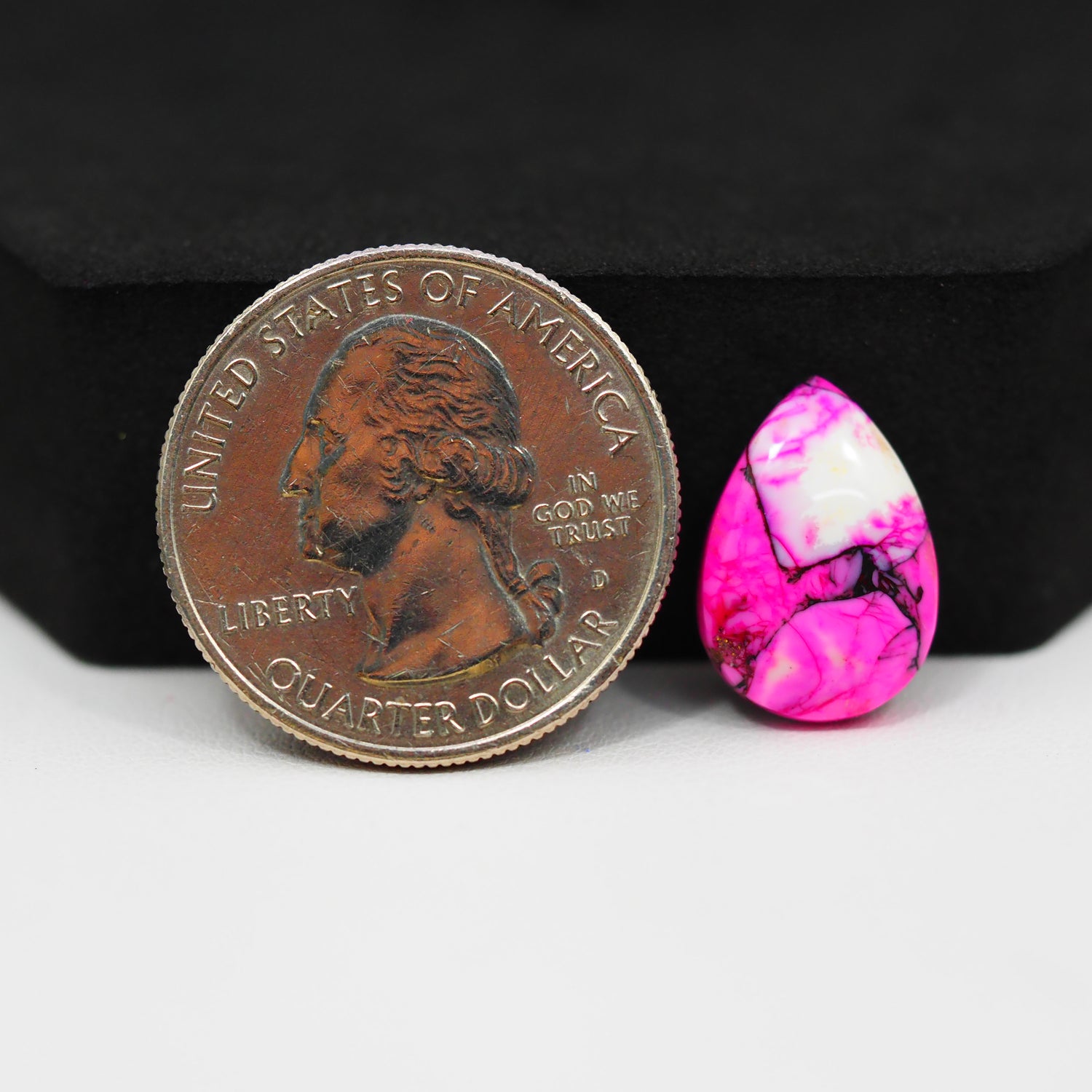 Cherry Blossom Cabochon 16x11mm 5ct - Pear - Pedra Gems.