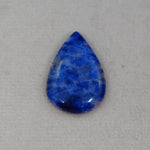 Natural Sodalite Pear Cabochon 32x23mm 31.5ct - Royal Blue with White Calcite Veining - Pedra Gems