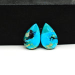Mohave Buffalo composite pair 18x12x4mm 11.5ct pear cabochon Kingman - photo 4