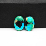 Mohave Buffalo composite pair 16x11x3mm 10.5ct oval cabochon Kingman - photo 4