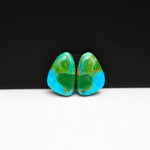 Mohave Buffalo composite pair 15x10x3mm 8ct freeform cabochon Kingman - photo 4