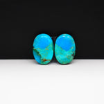 Mohave Buffalo composite pair 16x11x3mm 10.5ct oval cabochon Kingman - photo 4