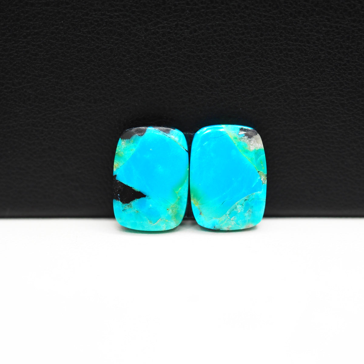 Mohave Buffalo composite pair 15x10x3mm 8.5ct cushion cabochon Kingman - photo 4