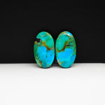 Mohave Buffalo composite pair 19x11x3mm 10ct oval cabochon Kingman - photo 4