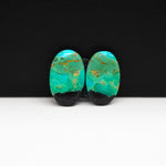 Mohave Buffalo composite pair 17x11x3mm 9.5ct oval cabochon Kingman - photo 2