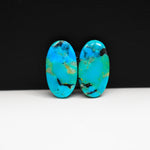 Mohave Buffalo composite pair 20x11x3mm 10ct oval cabochon Kingman - photo 4